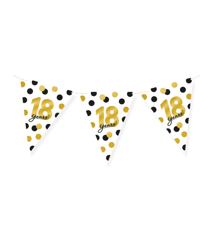 Paper Dreams Vlaggenlijn 18 jaar Celebration! | 6 mtr Paper Dreams Vlaggenlijn 18 jaar Celebration! | 6 mtr