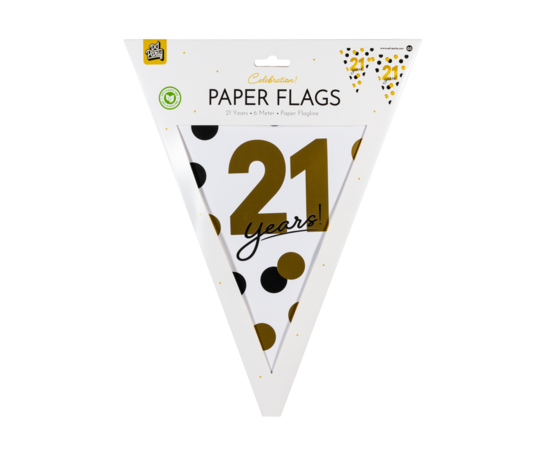 Paper Dreams 21 Years Celebration Bunting! | 6 m