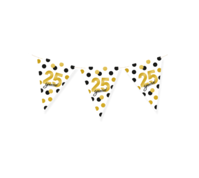 Paper Dreams Wimpelkette zum 25-jährigen Jubiläum! | 6 m Paper Dreams Wimpelkette zum 25-jährigen Jubiläum! | 6 m