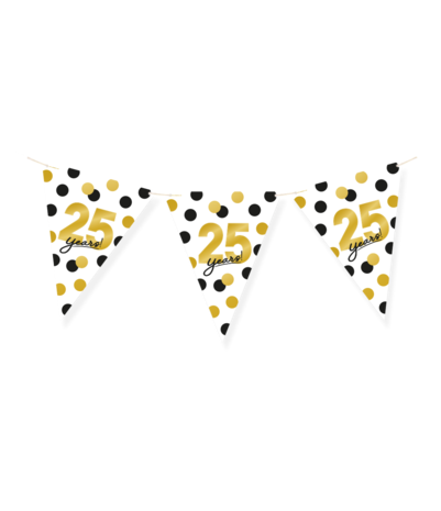 Paper Dreams Guirlande pour fêter les 25 ans de mariage ! | 6 m Paper Dreams Guirlande pour fêter les 25 ans de mariage ! | 6 m