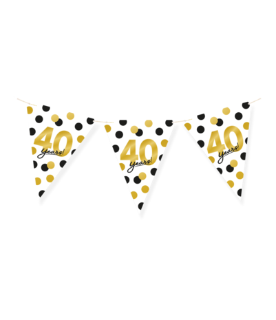 Paper Dreams Vlaggenlijn 40 jaar Celebration! | 6 mtr Paper Dreams Vlaggenlijn 40 jaar Celebration! | 6 mtr