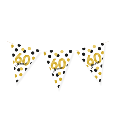 Paper Dreams Vlaggenlijn 60 jaar Celebration! | 6 mtr Paper Dreams Vlaggenlijn 60 jaar Celebration! | 6 mtr