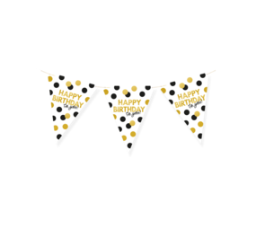 Paper Dreams Guirlande de drapeaux pour fêter un joyeux anniversaire ! | 6 m