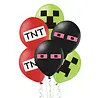 Godan Minecraft-Luftballons 30 cm | 6 Stück Godan Minecraft-Luftballons 30 cm | 6 Stück
