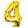 Paper Dreams Goldfolienballon Nummer 4, edel | 86 cm Paper Dreams Goldfolienballon Nummer 4, edel | 86 cm