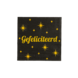 Paper Dreams Herzlichen Glückwunsch! Elegante Servietten 33x33cm | 16 Stück