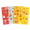 Paper Dreams Sinterklaas & Piet Aufkleberbögen 100 Aufkleber | 4 Blatt