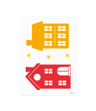 Paper Dreams Raamstickers Sint & Piet 34 stickers | 4 vellen Paper Dreams Raamstickers Sint & Piet 34 stickers | 4 vellen