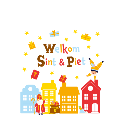 Paper Dreams Raamstickers Sint & Piet 34 stickers | 4 vellen Paper Dreams Raamstickers Sint & Piet 34 stickers | 4 vellen