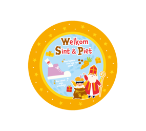 Paper Dreams Schoenset Mat Sint & Piet 50cm | per stuk Paper Dreams Schoenset Mat Sint & Piet 50cm | per stuk