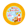 Paper Dreams Shoe Set Mat Saint & Pete 50cm | per piece
