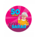 Paper Dreams Dessous de verre Sarah Cartoon 50 ans, 10 cm | Lot de 6