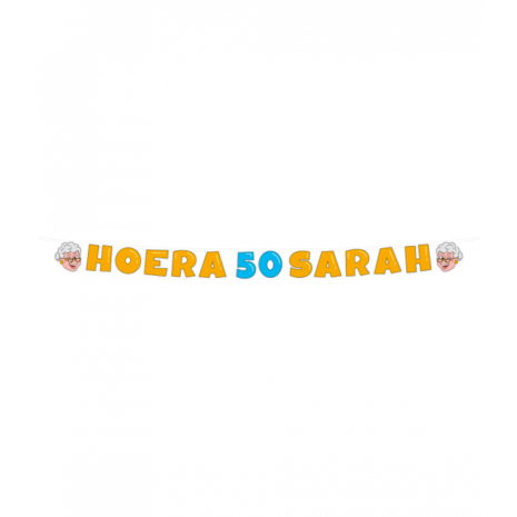 Paper Dreams Sarah Cartoon 50 Years Letter Garland 17x250cm | per piece