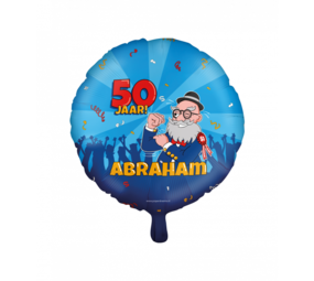 Paper Dreams Abraham 50 jaar Helium Ballon 46cm Leeg | per stuk Paper Dreams Abraham 50 jaar Helium Ballon 46cm Leeg | per stuk
