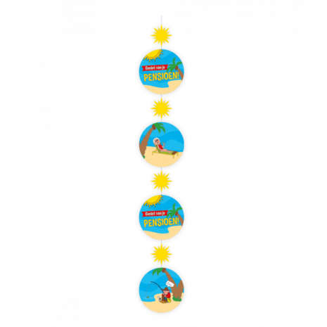 Paper Dreams Cartoon-Hängedekoration zum Ruhestand, 120 cm | pro Stück