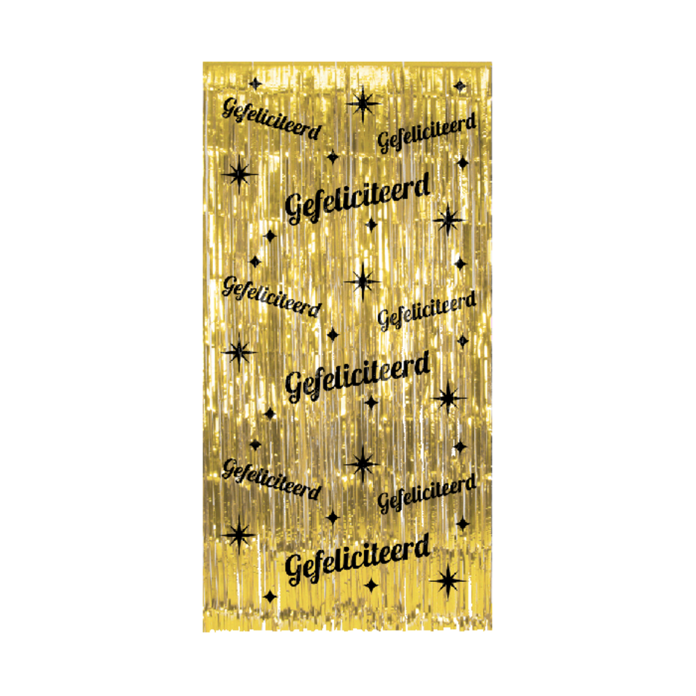 Paper Dreams Rideau de porte « Félicitations » élégant 100 x 200 cm | à l’unité