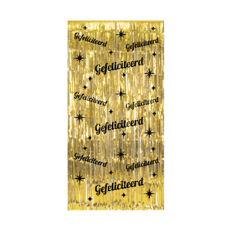 Paper Dreams Rideau de porte « Félicitations » élégant 100 x 200 cm | à l’unité