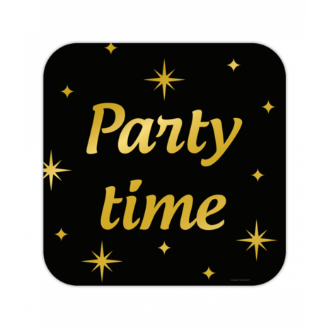 Paper Dreams Türschild „Party Time Classy“ 50x50cm | pro Stück