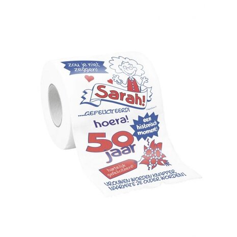 Paper Dreams Sarah Humoristische Toiletrol | per stuk Paper Dreams Sarah Humoristische Toiletrol | per stuk