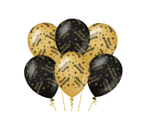 Paper Dreams Ballonnen Geslaagd Classy 30cm | 6 stuks Paper Dreams Ballonnen Geslaagd Classy 30cm | 6 stuks