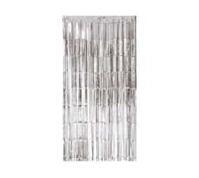 Paper Dreams Rideau de porte argenté métallisé 100 x 200 cm | à l'unité