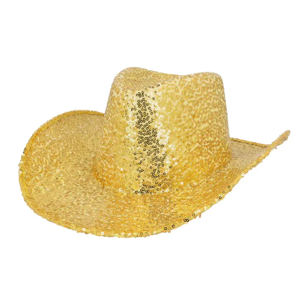 Boland Cowboy Hoed Goud | per stuk Boland Cowboy Hoed Goud | per stuk