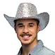 Boland Silberner Cowboyhut | pro Stück Boland Silberner Cowboyhut | pro Stück