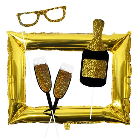 Boland PhotoBooth Frame with Photo Props 80x95cm | per set