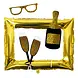 Boland Fotokabinenrahmen mit Foto-Requisiten 80x95cm | pro Set
