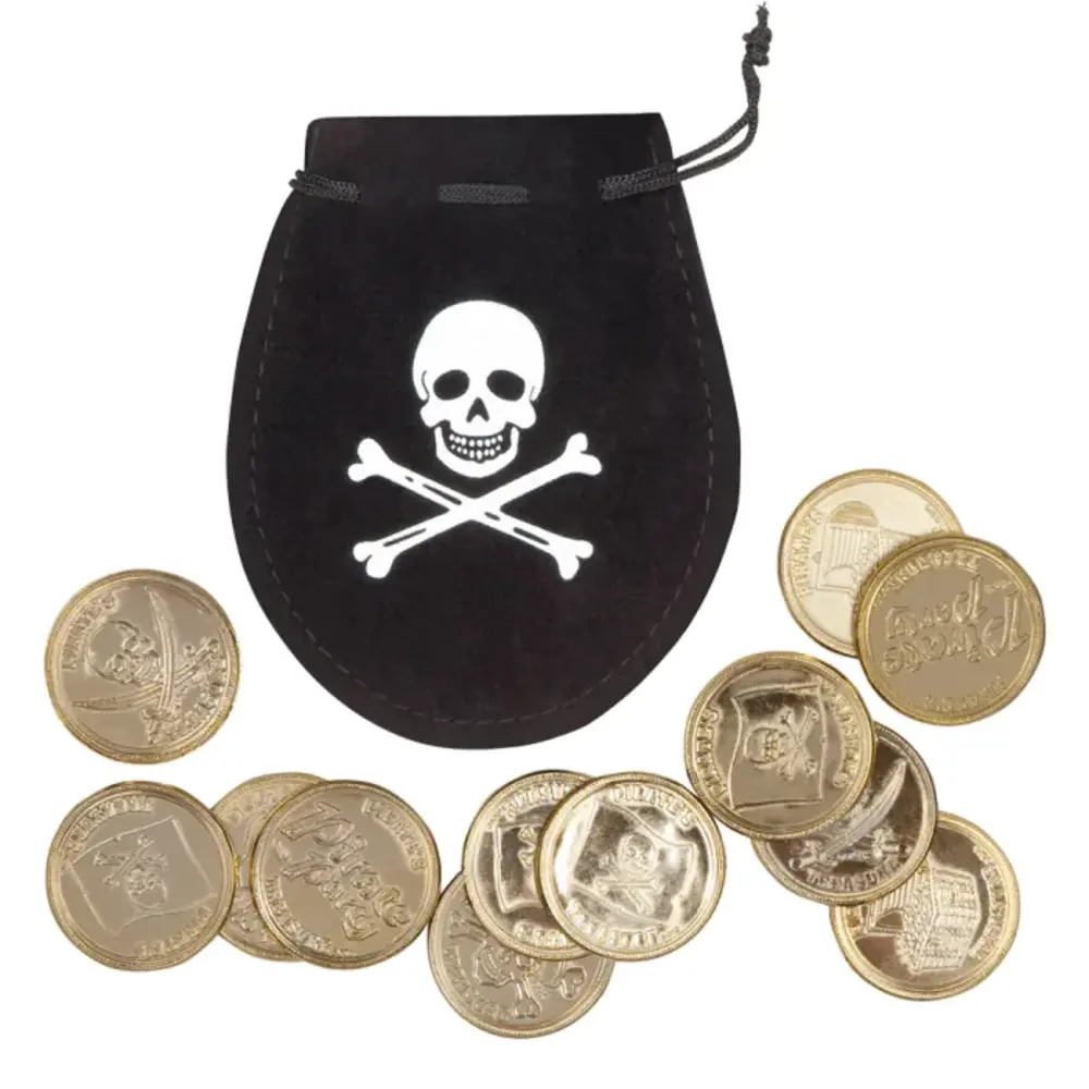 Boland Piratenbeute mit 12 Münzen | pro Set