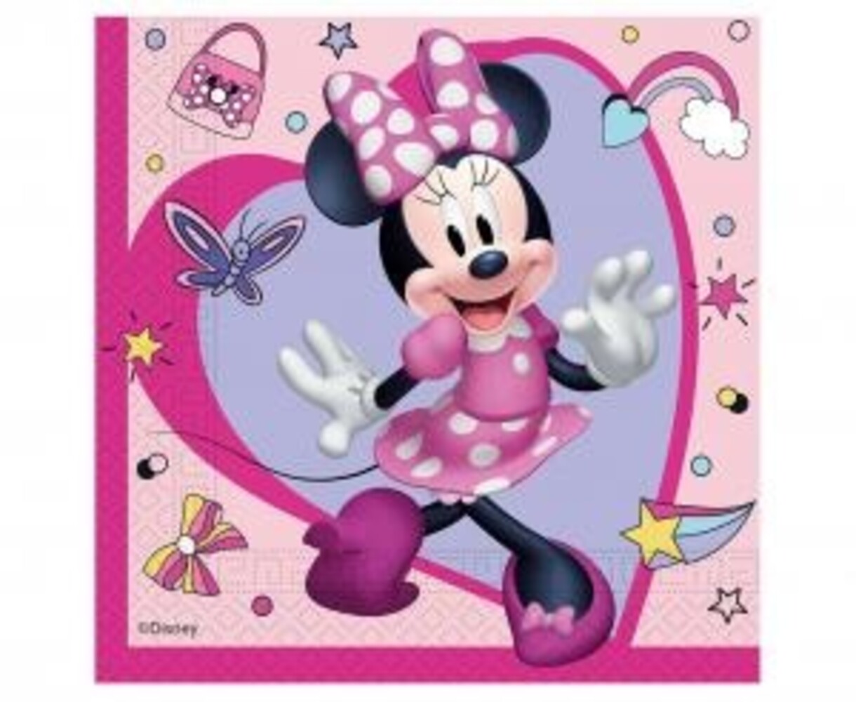 Procos Party Minnie Mouse Junior Servetten 33x33cm  | 20 stuks Procos Party Minnie Mouse Junior Servetten 33x33cm  | 20 stuks