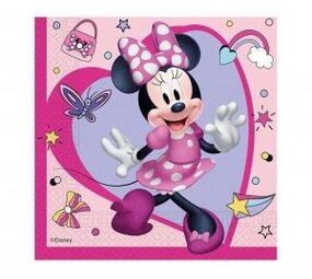 Procos Party Minnie Mouse Junior Napkins 33x33cm | 20 pieces
