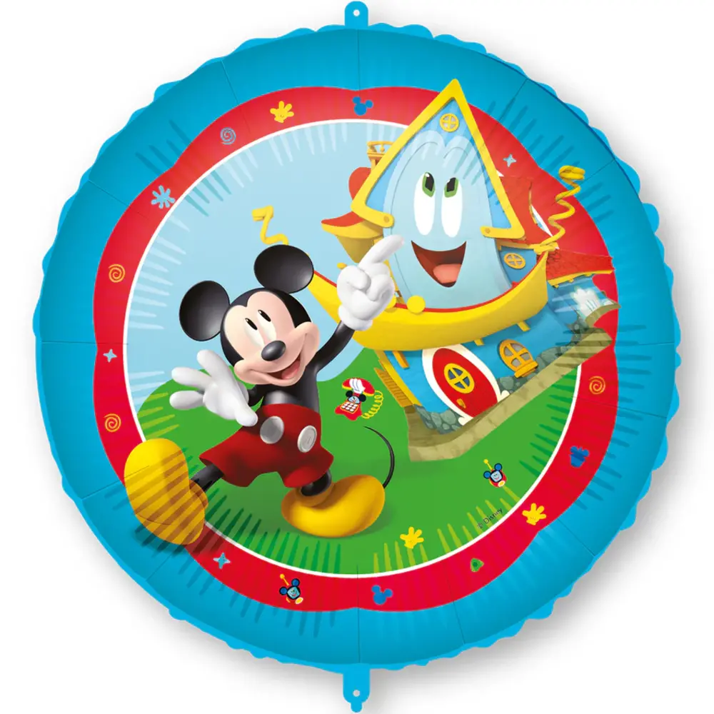 Procos Party Mickey Mouse Rock The House Folie Ballon 45cm | per stuk Procos Party Mickey Mouse Rock The House Folie Ballon 45cm | per stuk