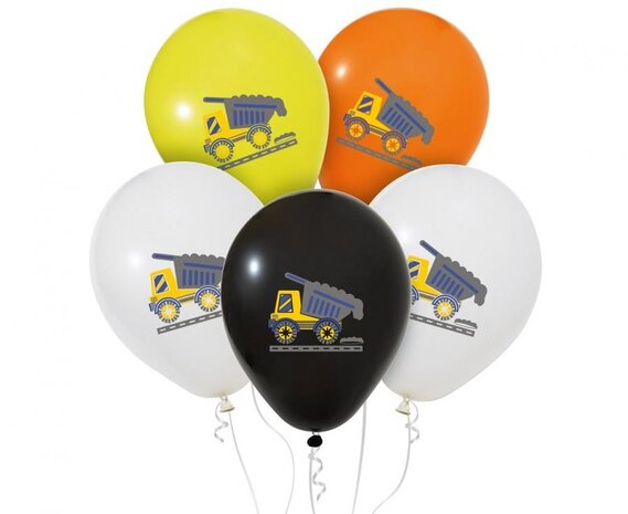 Godan Baustellenballons 30 cm | 5 Stück