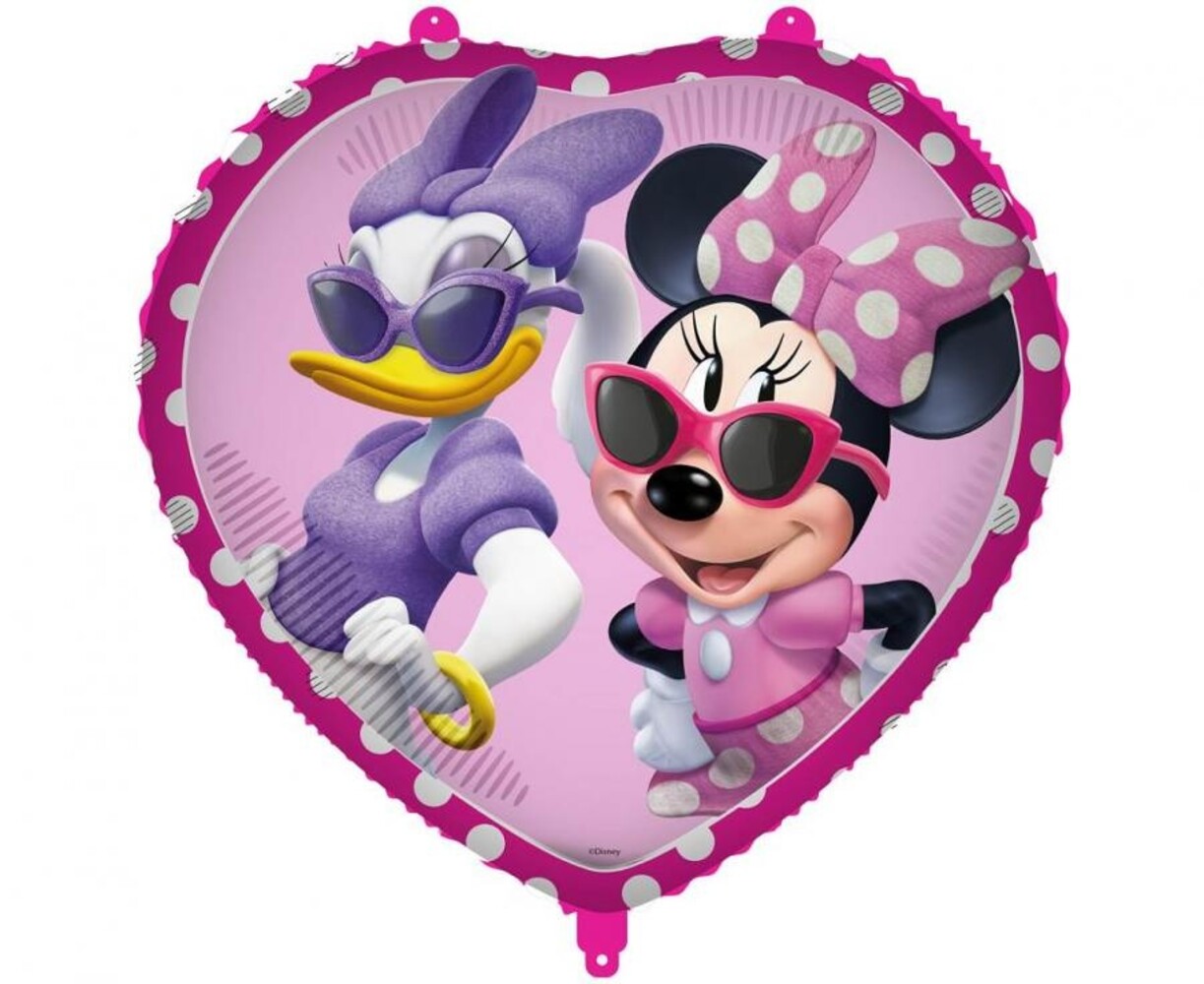 Procos Party Minnie Mouse Junior Hart Folie Ballon 46cm | per stuk Procos Party Minnie Mouse Junior Hart Folie Ballon 46cm | per stuk