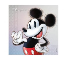 Procos Party Serviettes Mickey Mouse nouvelle génération 33 x 33 cm | 20 pièces