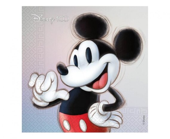 Procos Party Mickey Mouse Next Generation Servetten 33x33cm | 20 stuks Procos Party Mickey Mouse Next Generation Servetten 33x33cm | 20 stuks