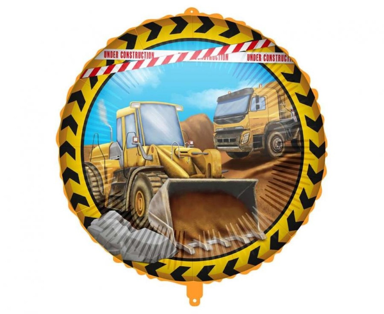 Procos Party Construction Foil Balloon 46cm | per piece