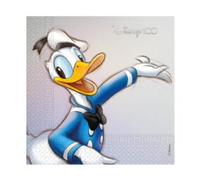 Procos Party Serviettes de table Donald Duck Nouvelle Génération 33 x 33 cm | 20 pièces