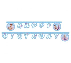 Procos Party „Frozen Wind Spirit Happy Birthday“-Buchstabengirlande, 200 cm | pro Stück