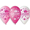 Procos Party Prinzessinnen-Luftballons 28 cm | 5 Stück