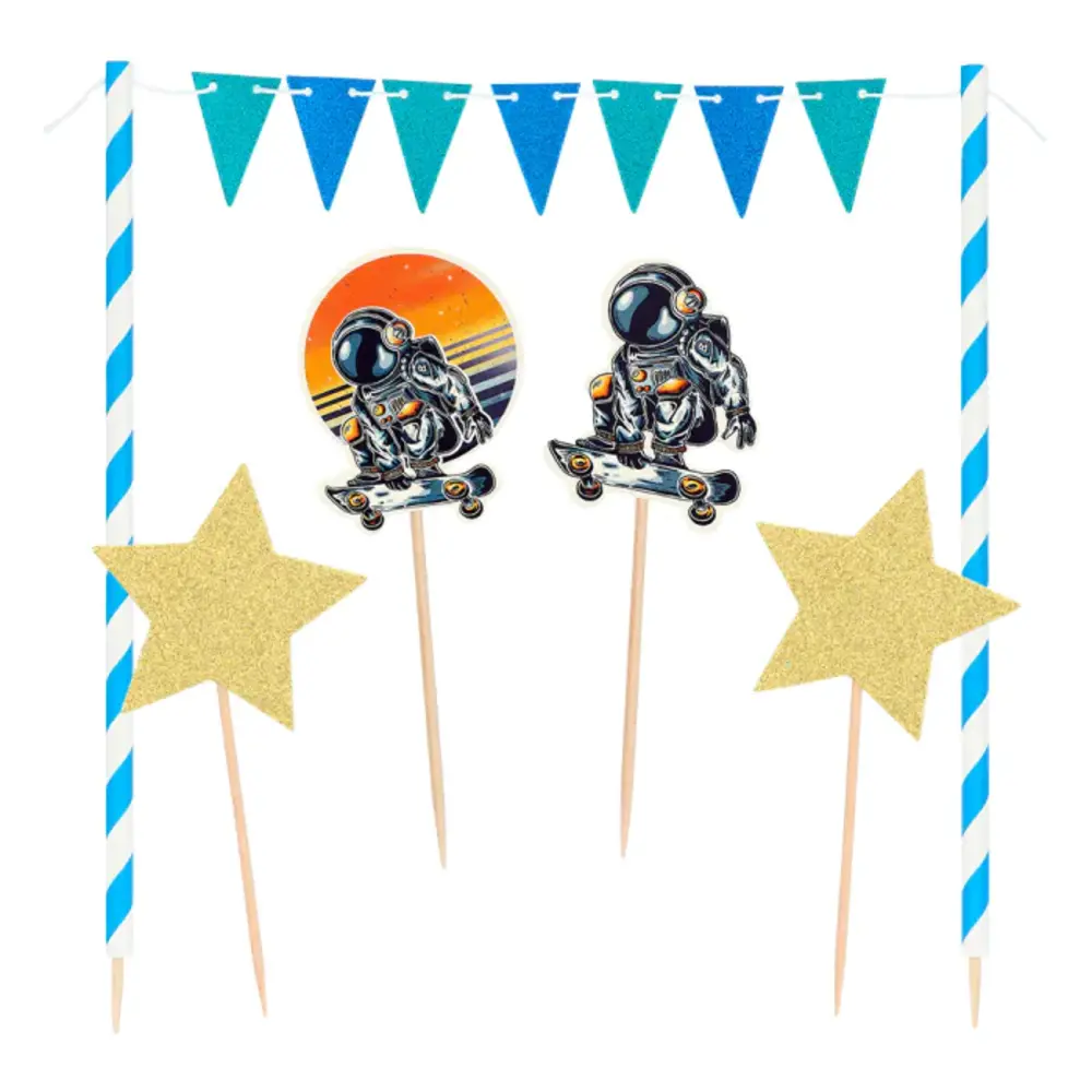 Boland Ruimtevaart Taart Toppers | per stuk Boland Ruimtevaart Taart Toppers | per stuk