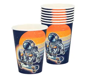 Boland Ruimtevaart Bekers 250ml | per stuk Boland Ruimtevaart Bekers 250ml | per stuk