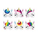 Henbrandt Unicorn Masks | 12 pieces