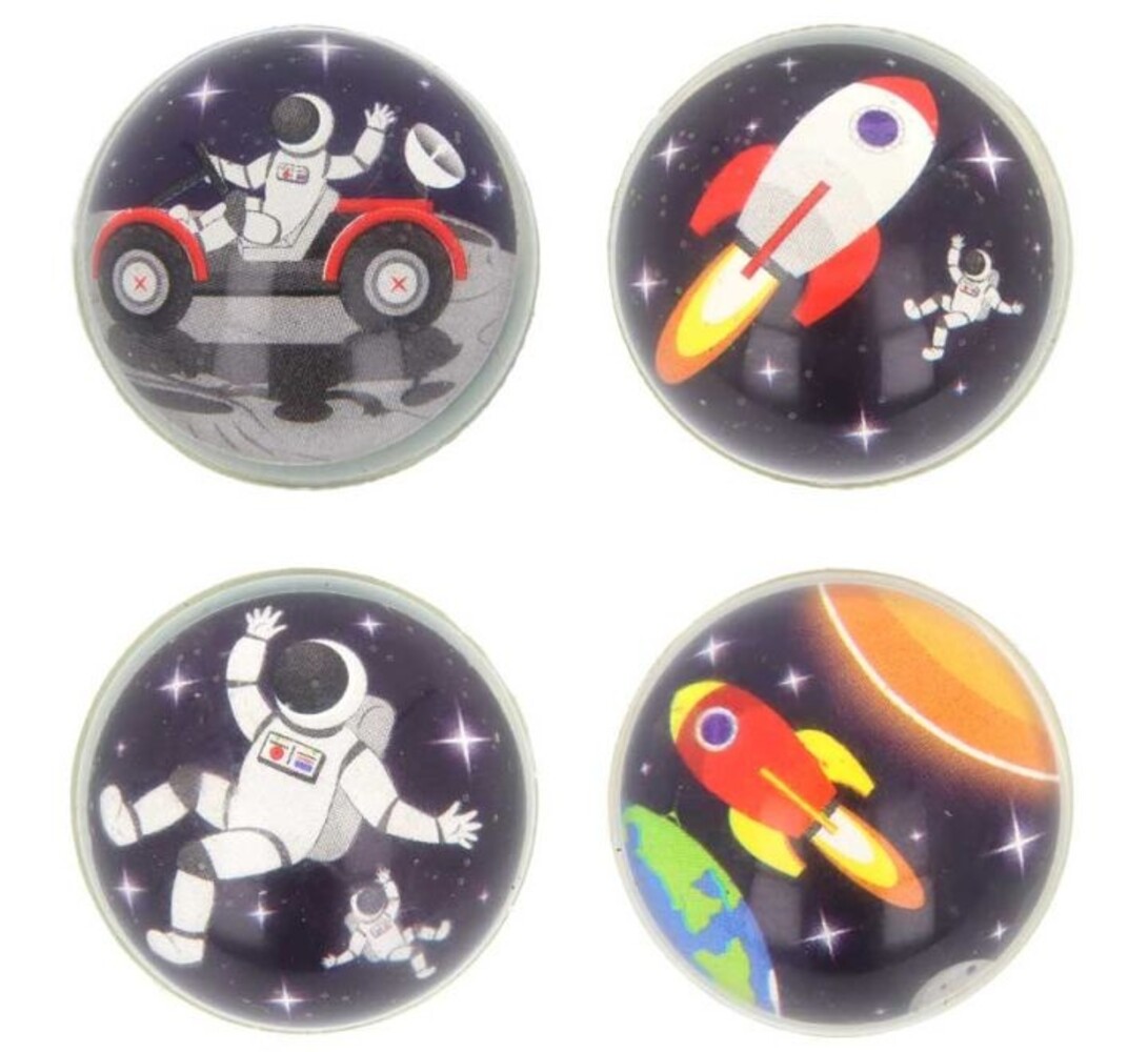 Henbrandt Ruimtevaart Stuiterballen 35mm | 12 stuks Henbrandt Ruimtevaart Stuiterballen 35mm | 12 stuks