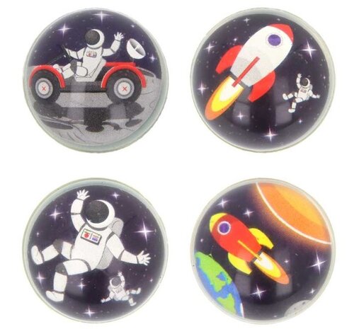 Henbrandt Ruimtevaart Stuiterballen 35mm | 12 stuks Henbrandt Ruimtevaart Stuiterballen 35mm | 12 stuks