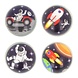 Henbrandt Space Bouncing Balls 35mm | 12 pieces
