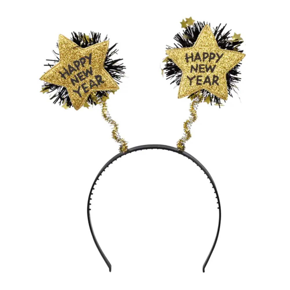 Boland Tiara Happy New Year Goud | per stuk Boland Tiara Happy New Year Goud | per stuk