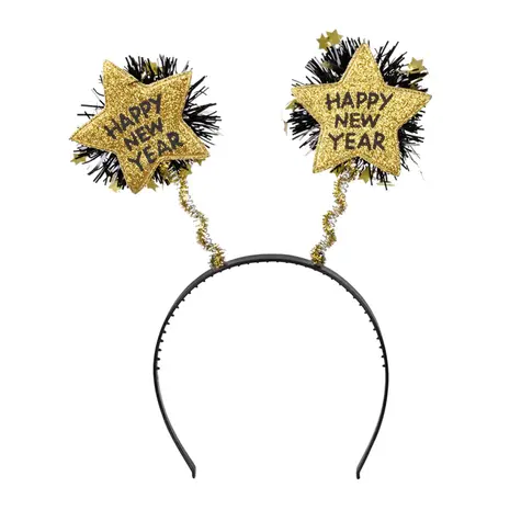 Boland Tiara Happy New Year Goud | per stuk Boland Tiara Happy New Year Goud | per stuk