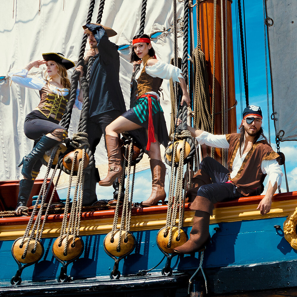 Boland Costume de pirate Thunder pour homme | 6 pièces Boland Costume de pirate Thunder pour homme | 6 pièces